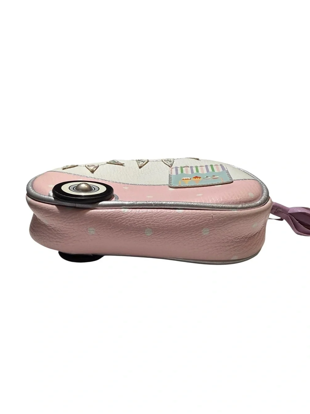 Vendula London Pink and Silver Caravan Camper Coin Purse